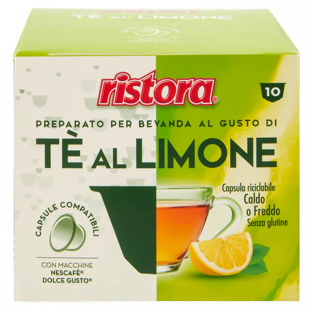 Cafea - Ristora Dolce Gusto capsule ceai Ghimbir + Lamaie 10 buc