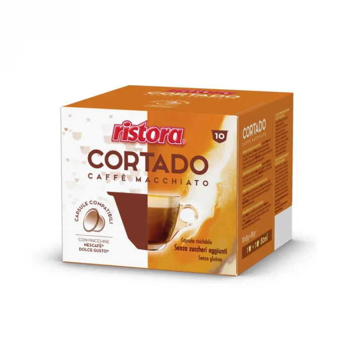 Capsule cafea - Ristora Dolce Gusto Cortado capsule 10 buc