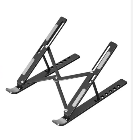 Accesorii - Suport Ergonomic Portabil pentru Laptop din Oțel Carbon, Pliabil, Rotativ și Reglabil 18"