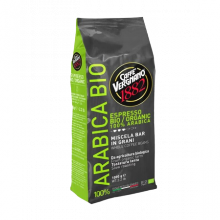 Cafea - Vergnano 100% Arabica Bio-Organic cafea boabe, 1kg