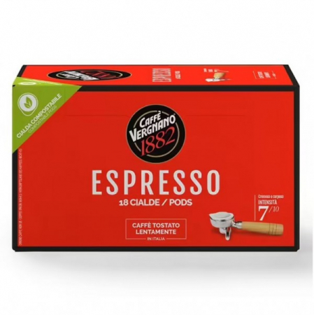 Capsule cafea - Vergnano Espresso cilade cafea ESE, 18 buc