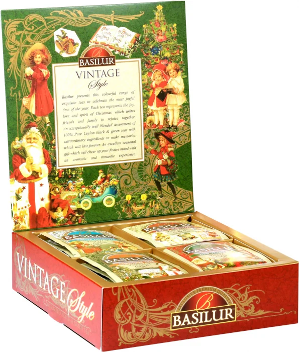 Basilur Ceylon Vintage Assorted ceai mix 40 plicuri