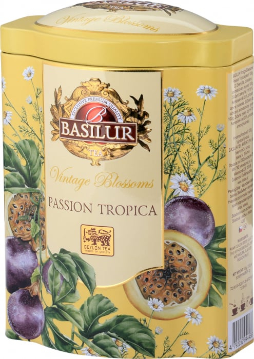 Basilur Vintage Blossom Passion Tropica Ceai de plante 100g