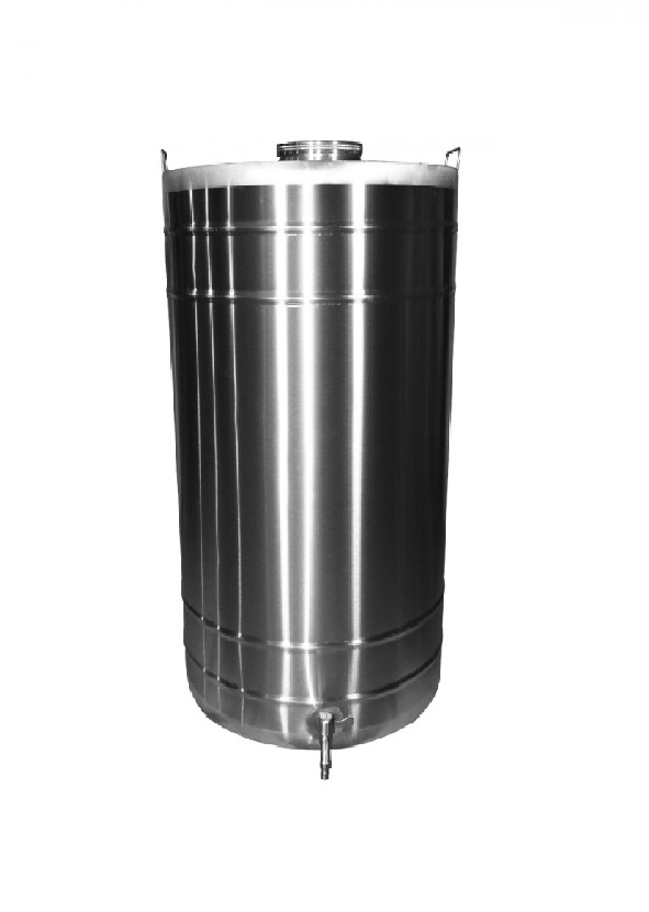 Butoi inox cu capac filet si robinet 350 Litri [2]