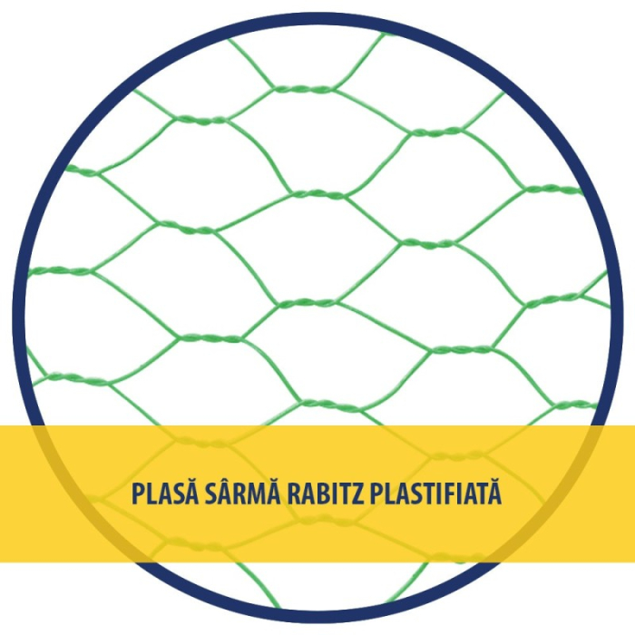 PLASA RABITZ Zn PLASTIFIATA 1 X 25 M - 1"(25 MM) X 1 MM [3]