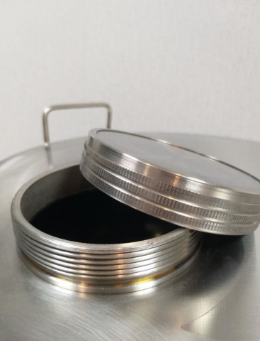 Butoi inox cu capac filet si robinet 350 Litri [4]
