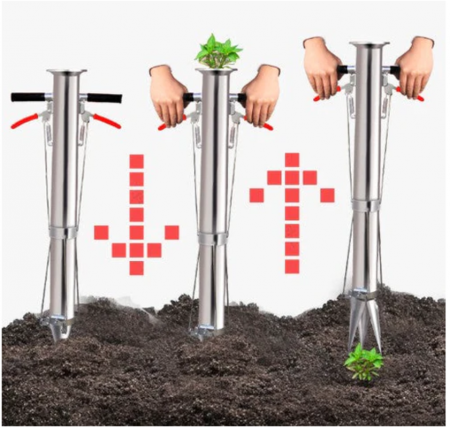 Plantator Rasaduri Profesional Cu 2 Manere Ergonomice [2]