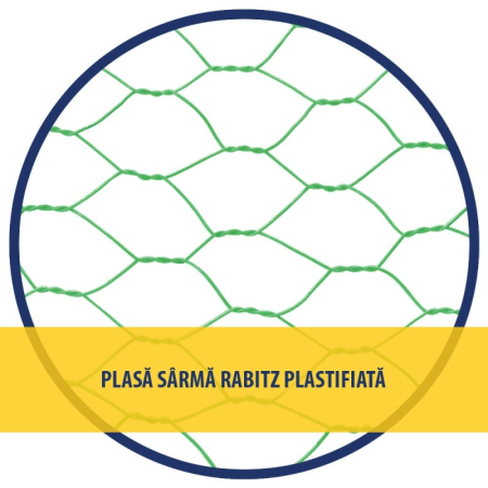 Categorii - PLASA RABITZ Zn PLASTIFIATA 1X10 M - 1"(25 MM)X1 MM