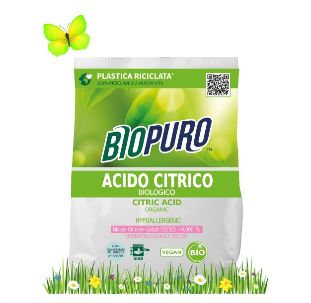 Acid citric pentru rufe hipoalergen ecologic 450g Biopuro [1]