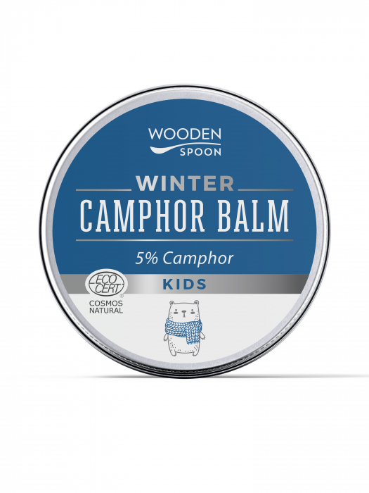 Balsam de iarna cu camfor 5% pentru copii, bio, 60ml, Wooden Spoon [1]
