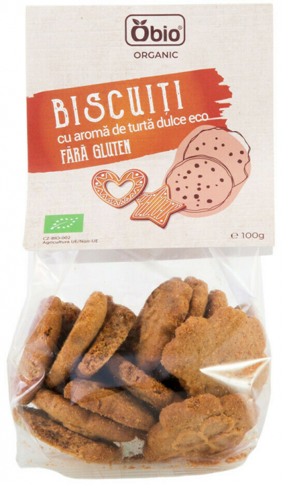 Biscuiti cu aroma de turta dulce fara gluten bio 100g Obio [1]