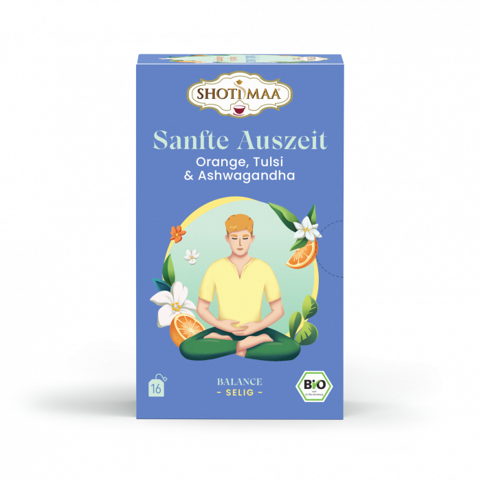 Ceai Shotimaa Balance Your Day - Let it Flow - portocala, tulsi si ashwagandha bio 16dz [1]