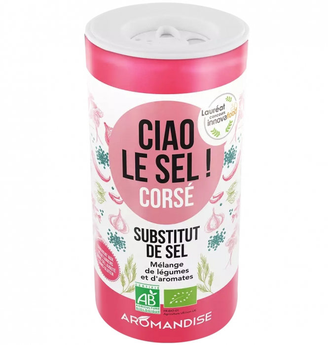 Ciao sare - inlocuitor de sare grunjoasa bio 70g, Aromandise [1]