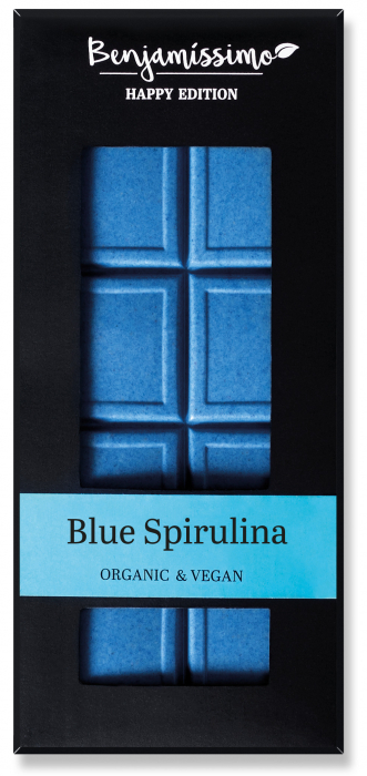 Ciocolata cu spirulina albastra bio, 60g, Benjamissimo [1]