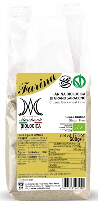 Faina de hrisca fara gluten bio 500g Marchesato [1]