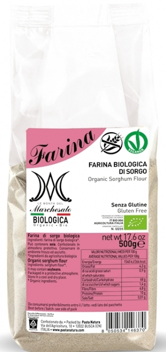Faina de sorg fara gluten bio 500g Marchesato [1]