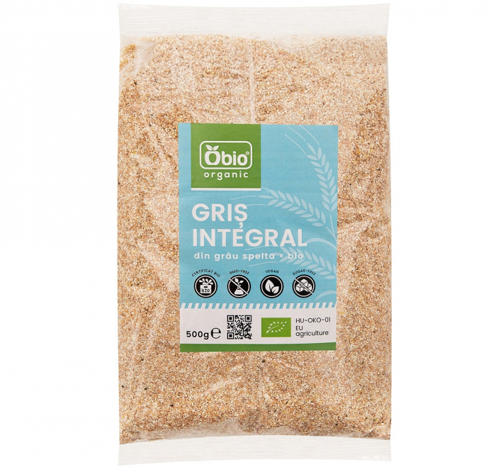 Gris integral din grau spelta eco 500g OBIO [1]