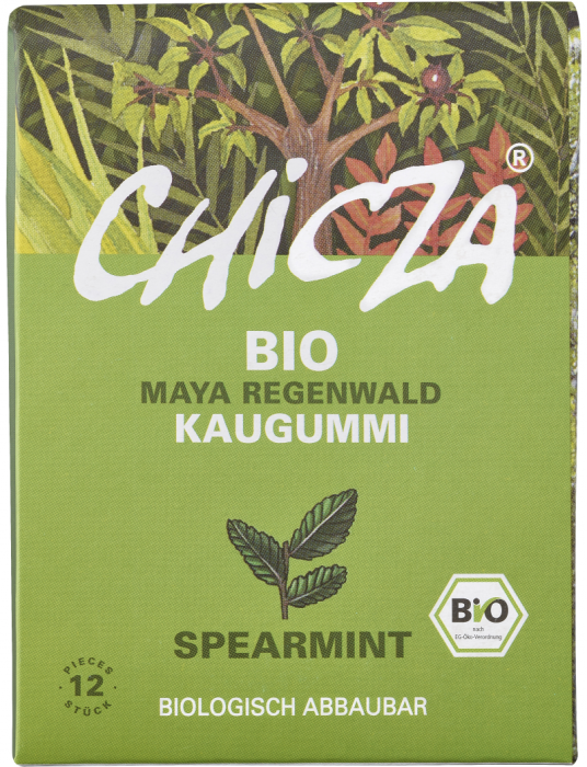 Guma de mestecat spearmint bio 30g Chicza [1]