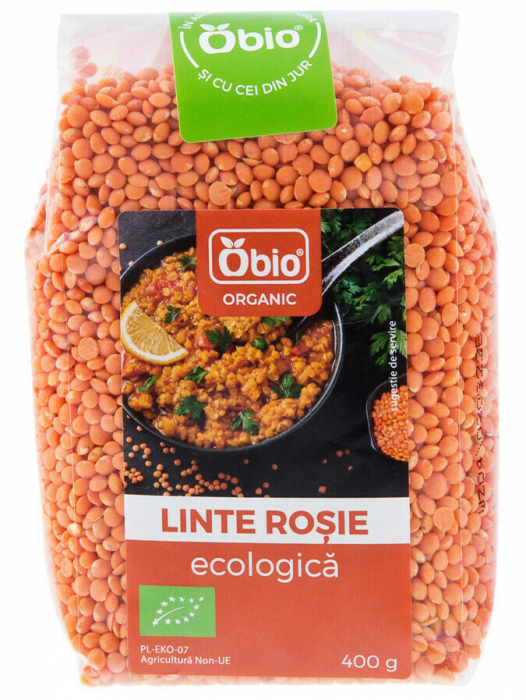 Linte rosie bio 400g Obio [1]