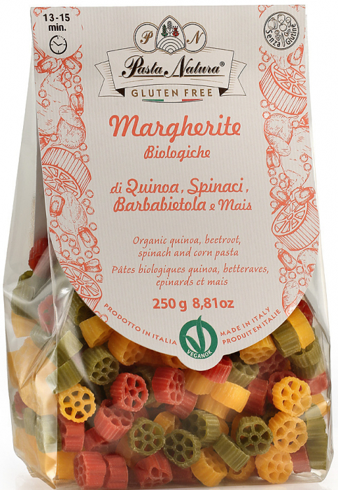 Paste margarete tricolore bio fara gluten, 250g Pasta Natura [1]