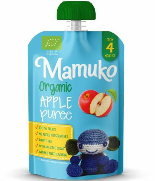 Piure de mere bio 100g Mamuko [1]
