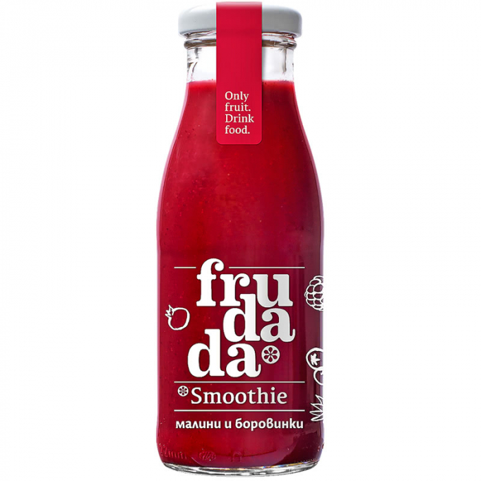 Smoothie cu zmeura si afine 250ml Frudada [1]