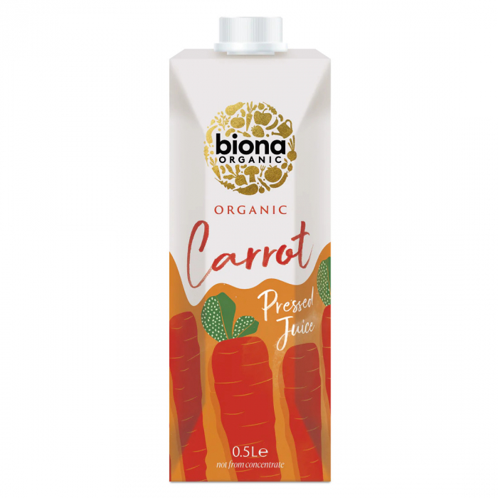 Suc de morcovi, bio, 500ml, Biona [1]