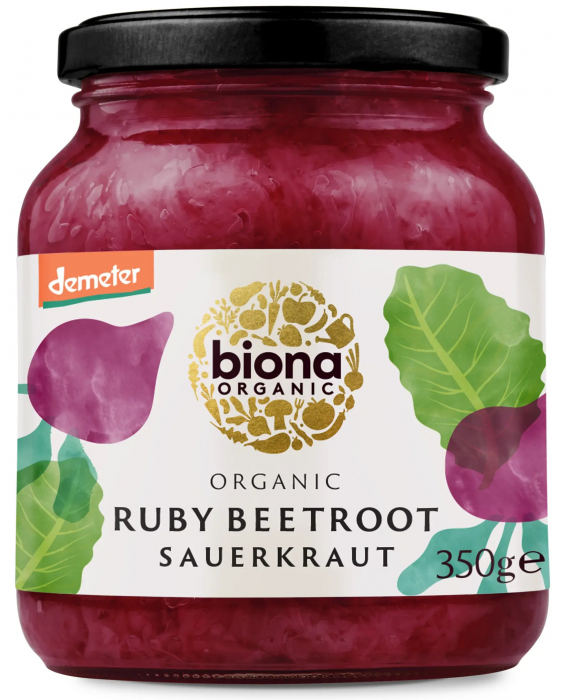 Varza murata cu sfecla rosie bio 350g Biona [1]