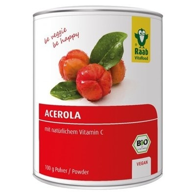 SUPLIMENTE - Acerola pulbere bio 100g Raab