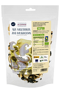 PRODUSE PENTRU GATIT - Alge marine cu ciuperci shiitake bio 100g Algamar