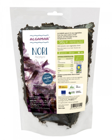 PRODUSE PENTRU GATIT - Alge nori eco 50g Algamar