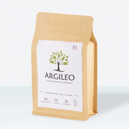 SUPLIMENTE - Argila alba bentonita pentru uz extern, 1KG, Sarl MineralBio