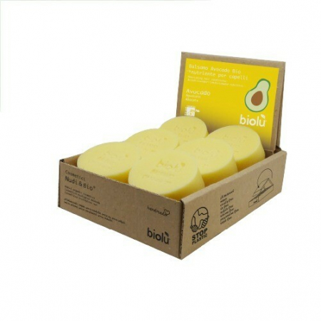 INGRIJIRE PERSONALA - Balsam de par solid cu avocado bio 12 buc x 60g Biolu