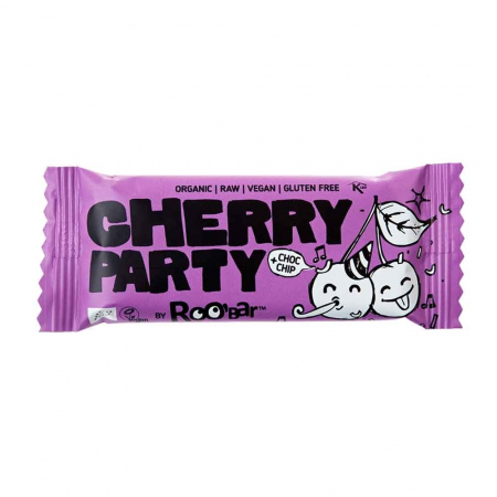 SUPERALIMENTE - Baton Cherry Party raw bio 30g Roobar