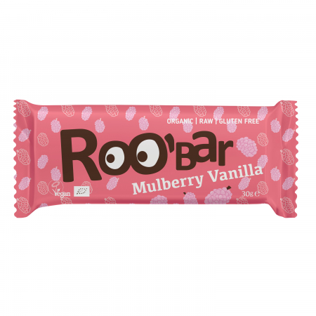 BATOANE, NUCI SI FRUCTE USCATE - Baton Roobar cu dude si vanilie raw eco 30g