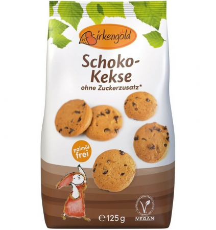 Noi - Biscuiti din ovaz cu ciocolata, 125g, Birkengold