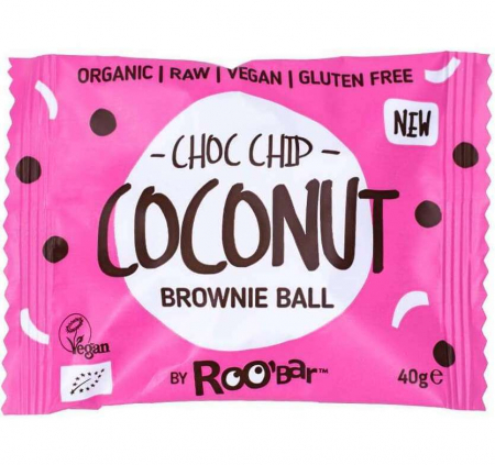ALIMENTE - Brownie ball cu cocos bio 40g Roobar