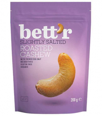 DULCIURI GUSTARI CREME - Caju prajit si sarat bio 200g Bettr