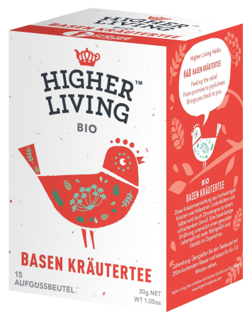 Higher Living - Ceai alcalin de plante bio 15dz 30g Higher Living