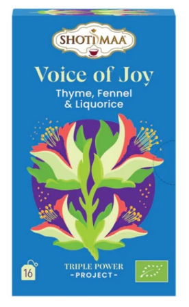 Shotimaa - Ceai project - voice of joy - chimen, fenicul si lemn dulce bio 16dz x 2g 32g Shotimaa