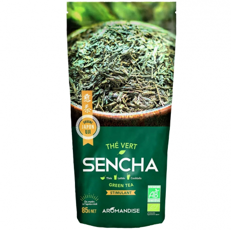 ALIMENTE - Ceai verde Sencha vrac, bio, 85g, Aromandise