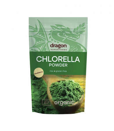 PULBERI SI SEMINTE - Chlorella pulbere eco 200g DS