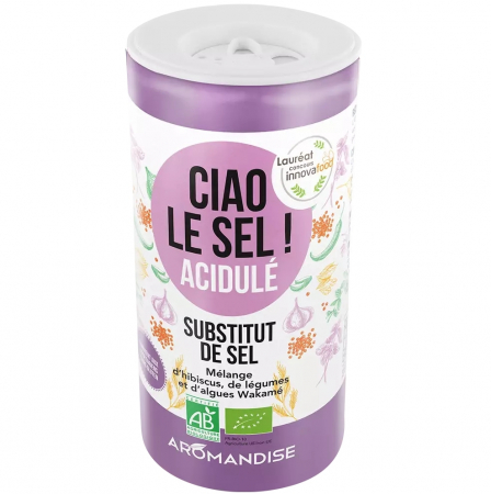 PRODUSE PENTRU GATIT - Ciao sare - inlocuitor de sare, acidulat, bio 70g, Aromandise