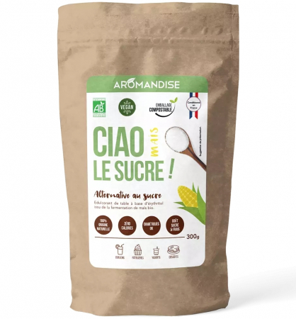 PRODUSE PENTRU GATIT - Ciao zahar - erythritol bio 300g, Aromandise