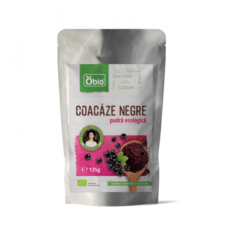 PULBERI SI SEMINTE - Coacaze negre pudra eco 125g OBIO