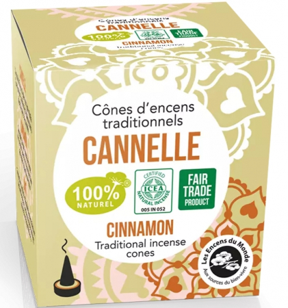 AROMATERAPIE SI RELAXARE - Conuri parfumate naturale - scortisoara, indiene, 12 buc., Aromandise