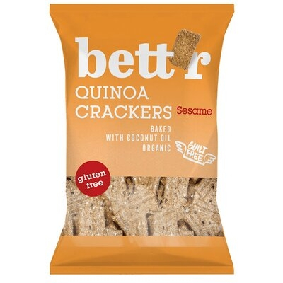 DULCIURI GUSTARI CREME - Crackers cu quinoa si susan fara gluten eco 100g Bettr