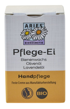 Aries - Crema solida pentru maini cu ceara de albine, ulei de masline si lavanda ecologica 50g Aries