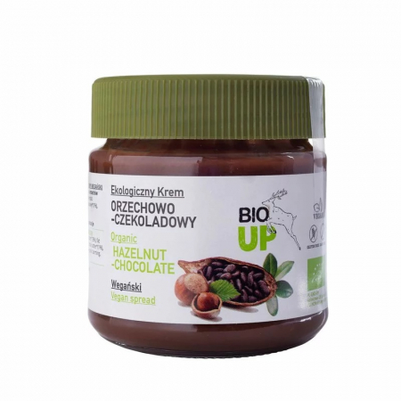 PRODUSE PENTRU GATIT - Crema tartinabila de ciocolata cu alune de padure bio 190g Super Fudgio