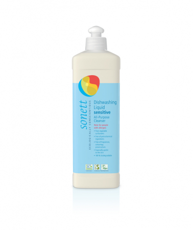 BUCATARIE - DETERGENT ECOLOGIC PT. SPALAT VASE - NEUTRU 1L Sonett